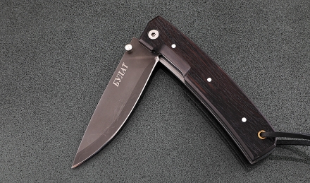 Складной нож Турист, сталь булат, рукоять накладки венге Складной нож Турист, сталь булат, рукоять накладки венге