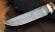 Нож Крот-2 сталь Р18, рукоять рог лося карельская береза