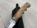 Нож Златояр сталь Х12МФ с никелем рукоять стабилизированный ясень красный (РАСПРОДАЖА) 