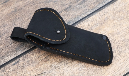 Складной нож "Ястреб" сталь х12мф, накладки карельская береза желтая