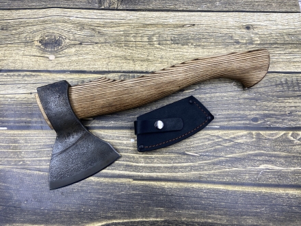 Топор №2 сварка металлов ХВГ+углерод рукоять ясень (распродажа) 