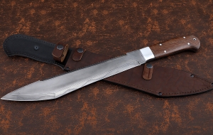 Нож Мачете №4 сталь У8А с пилой рукоять венге Нож Мачете №4 сталь У8А с пилой рукоять венге