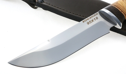 Нож Русак сталь 95х18, рукоять береста Нож Русак сталь 95х18, рукоять береста