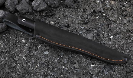 Нож Учар Х12МФ рукоять G10 черная, железное дерево, черный граб Нож Учар Х12МФ рукоять G10 черная, железное дерево, черный граб