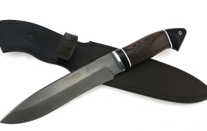 Нож Медведь сталь Х12МФ, рукоять венге-черный граб