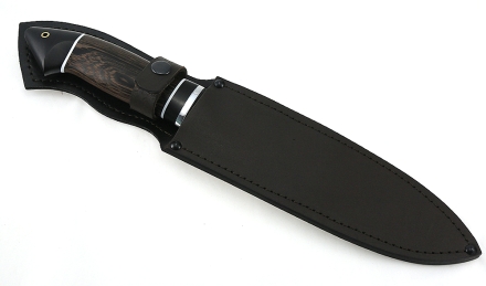 Нож Медведь сталь Х12МФ, рукоять венге-черный граб Нож Медведь сталь Х12МФ, рукоять венге-черный граб