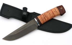 Нож Аллигатор сталь Х12МФ, рукоять береста Нож Аллигатор сталь Х12МФ, рукоять береста