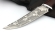 Нож Рыболов-6 сталь D2, рукоять коричневый граб