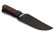 Нож Рыболов-6 сталь D2, рукоять коричневый граб