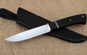 Нож Карачаевский бичак (бычак) Х12МФ черный граб