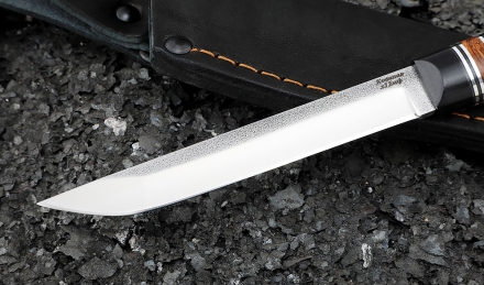 Нож Сойка Х12МФ рукоять G10 черная, железное дерево, черный граб Нож Сойка Х12МФ рукоять G10 черная, железное дерево, черный граб