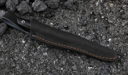 Нож Сойка Х12МФ рукоять G10 черная, железное дерево, черный граб Нож Сойка Х12МФ рукоять G10 черная, железное дерево, черный граб