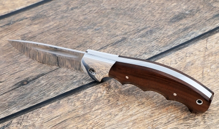 Складной нож "Ястреб" сталь VG-10, накладки палисандр