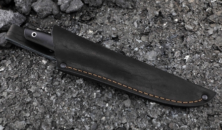 Нож Ферзь Х12МФ рукоять G10 черная, железное дерево, черный граб Нож Ферзь Х12МФ рукоять G10 черная, железное дерево, черный граб