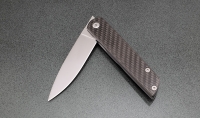 Нож складной Магер сталь Elmax накладки карбон + AUS8 (подшипники, клипса) - Нож складной Магер сталь Elmax накладки карбон + AUS8 (подшипники, клипса)