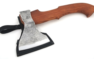 Топор № 6 варка металлов: углерод + ХВГ со следами ковки (короткая рукоять) Топор № 6 варка металлов: углерод + ХВГ со следами ковки (короткая рукоять)