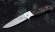 Нож Ворон, складной, сталь Elmax, рукоять накладки венге резная с дюралью