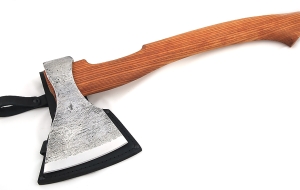 Топор №7 варка металлов: углерод + ХВГ со следами ковки (длинная рукоять) Топор №7 варка металлов: углерод + ХВГ со следами ковки (длинная рукоять)