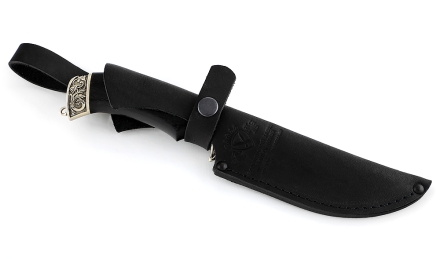 Нож из стали S390 «Алтай» рукоять черный граб, мельхиор Нож из стали S390 «Алтай» рукоять черный граб, мельхиор