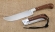 Ножи (Набор) Пчак складной + Узбекский цельнометаллический сталь М390 текстолит