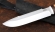 Нож Таежный сталь 95х18, рукоять береста