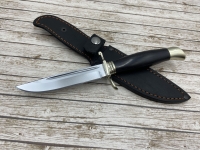Нож Финка НКВД сталь х12мф с никелем, рукоять черный граб (распродажа) 