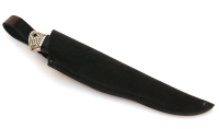 Нож Тритон-2 сталь ELMAX, рукоять береста-черный граб,мельхиор - IMG_6343.jpg
