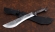 Нож Мачете №10 сталь 95Х18 цельнометаллическая рукоять венге