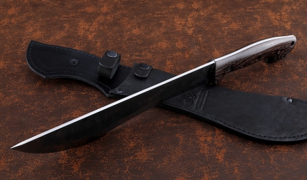 Нож Мачете №10 сталь 95Х18 цельнометаллическая рукоять венге