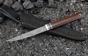 Нож Учар дамаск рукоять венге