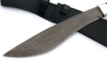 Нож Мачете №2 сталь дамаск, рукоять венге Нож Мачете №2 сталь дамаск, рукоять венге