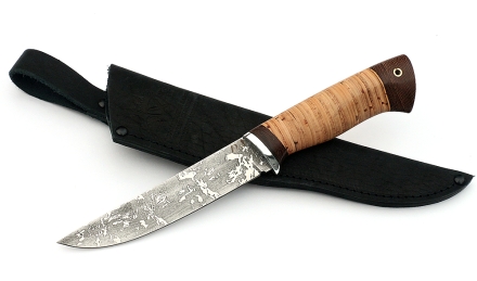 Нож Тритон-2 сталь D 2, рукоять береста