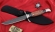 Нож финка НКВД, сталь Х12МФ, рукоять карельская береза стабилизированная коричневая, мельхиор