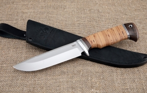 Нож Барракуда сталь 95х18, рукоять береста
