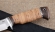 Нож Барракуда сталь 95х18, рукоять береста