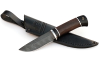 Нож Нерка сталь дамаск, рукоять венге-черный граб - _MG_2622.jpg