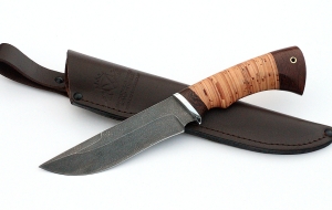 Нож Русак сталь ХВ-5, рукоять береста Нож Русак сталь ХВ-5, рукоять береста