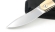 Нож Клык, складной, сталь Elmax, рукоять накладки карельская береза стабилизированная фиолетовая