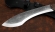 Нож Мачете №8 цельнометаллический сталь 95Х18 рукоять венге