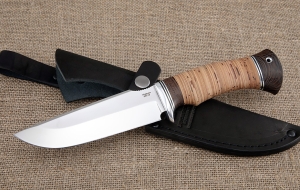 Нож Алтай-2 сталь 95х18, рукоять береста