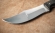Цельнометаллический нож "Лось" сталь х12мф накладки карбон 
