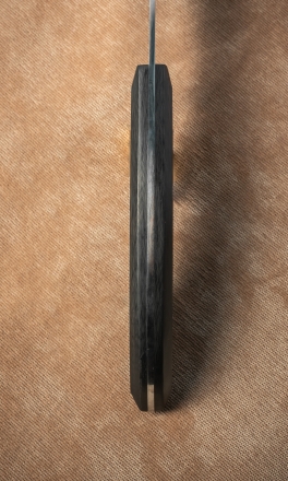 Цельнометаллический нож "Лось" сталь х12мф накладки карбон Цельнометаллический нож "Лось" сталь х12мф накладки карбон