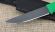 Нож Барс-2 сталь Х12МФ, рукоять резинопласт зеленый