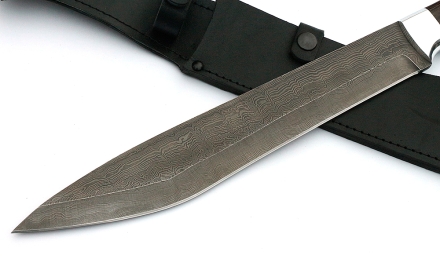 Нож Мачете №4 сталь дамаск, рукоять венге