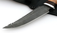 Нож Рыболов-6 сталь дамаск рукоять береста - _MG_3396.jpg
