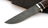 Нож Зяблик сталь дамаск, рукоять венге-черный граб - _MG_2655.jpg