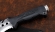 Нож Мачете №9 сталь 95Х18 рукоять полимер черный