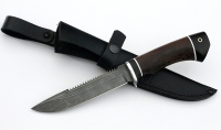 Нож Рыболов-2 сталь дамаск, рукоять венге-черный граб (Распродажа) - _MG_2888dd.jpg