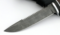 Нож Рыболов-2 сталь дамаск, рукоять венге-черный граб (Распродажа) - _MG_2889xe.jpg