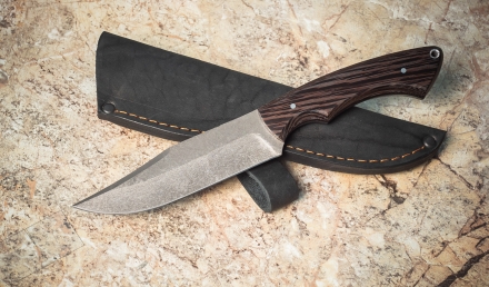 Нож Анчар-2 цельнометаллический сталь сталь х12мф рукоять венге (Распродажа)  